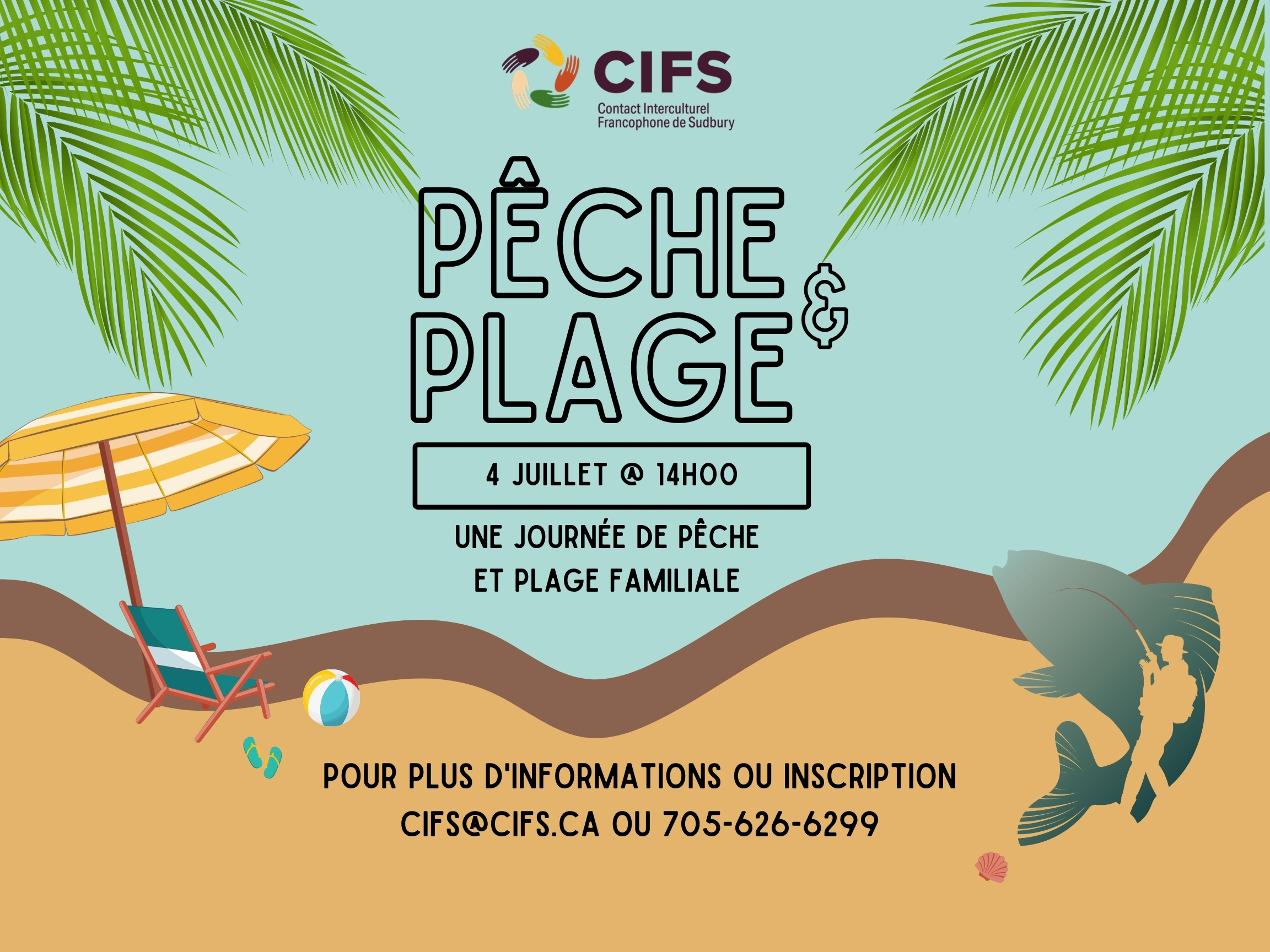 Journée pêche et plage